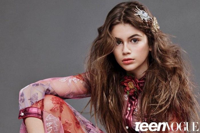 Kaia Gerber for Teen Vogue December 2015/January 2016