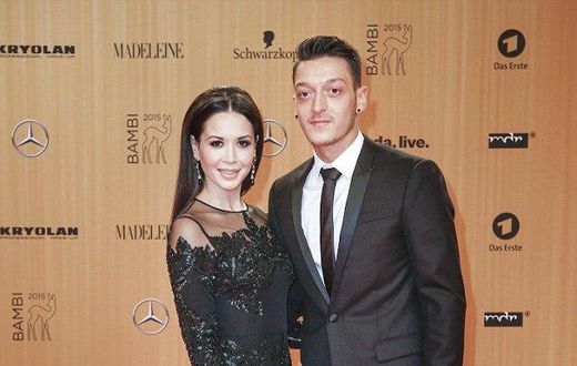 Mesut Ozil and Mandy Capristo
