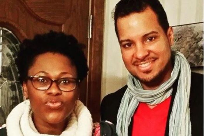Uche Jombo and hubby Kenny Rodriguez