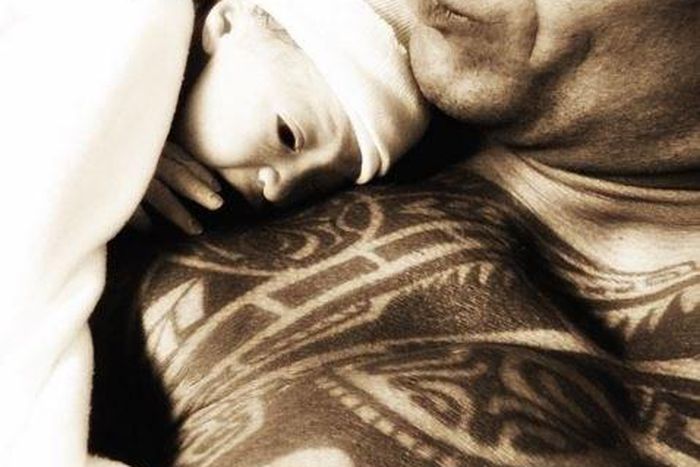 The Rock with his daughter Jasmine