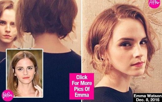Emma Watson Transformation of hairstyle