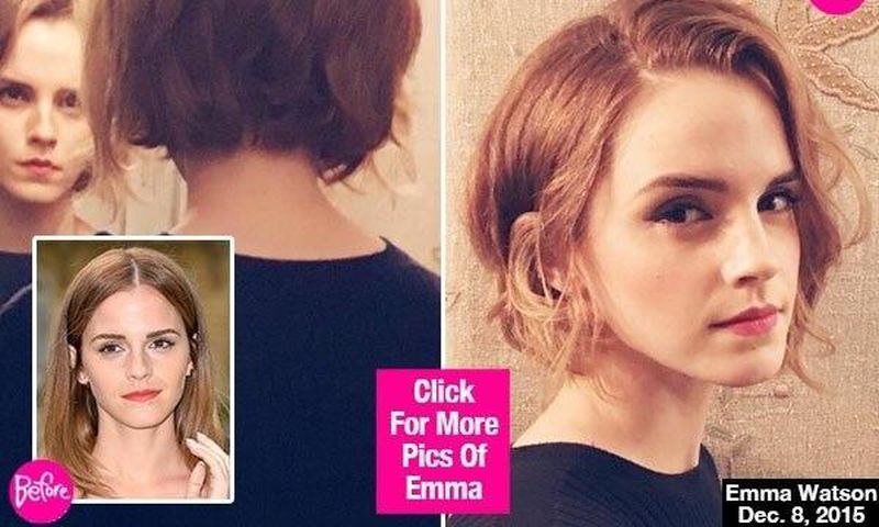 Emma Watson Transformation of hairstyle
