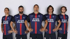 Paris Saint-Germain players