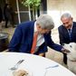 Israeli PM's dog bites political visitors