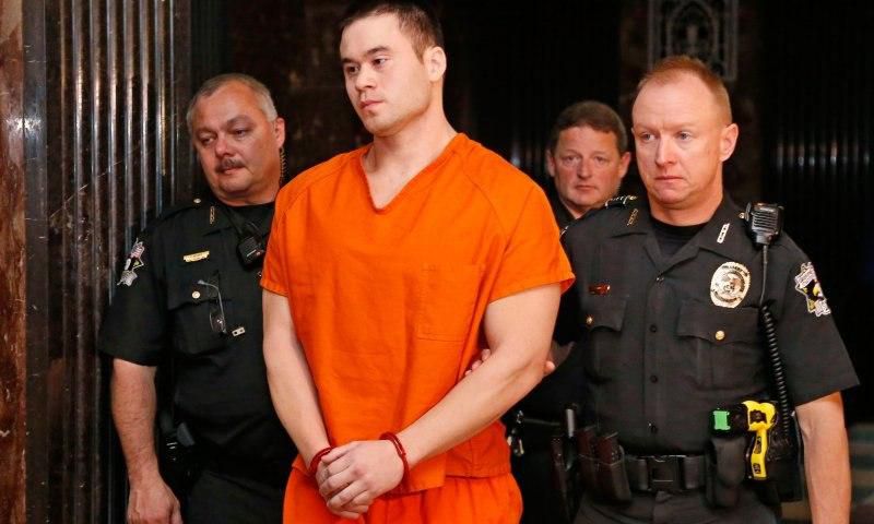 White Police officer wails in court as he is found guilty of raping 13 Black women