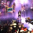 Shatta Wale performs with hoverboard at 4Syte Music Video Awards