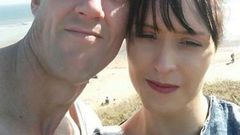 Keith Hughes and fiancée, Stacey Gwilym