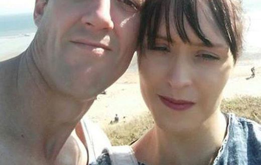 Keith Hughes and fiancée, Stacey Gwilym
