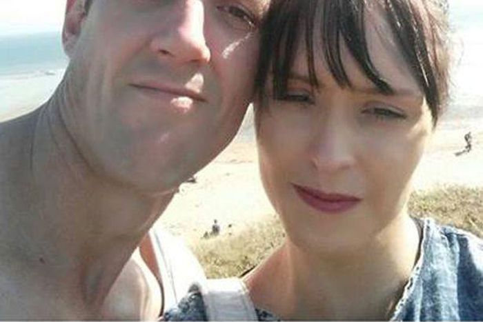 Keith Hughes and fiancée, Stacey Gwilym