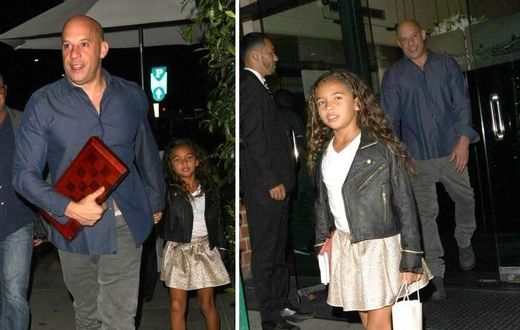 Vin Diesel steps out with 17-year-old daughter, Hania in Bev. Hills