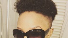 Controversial singer, Maheeda, shows of bold new Mo'hawk