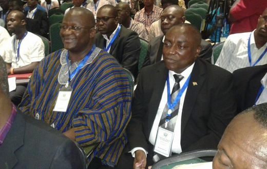 Paul Afoko with Kwabena Agyepong