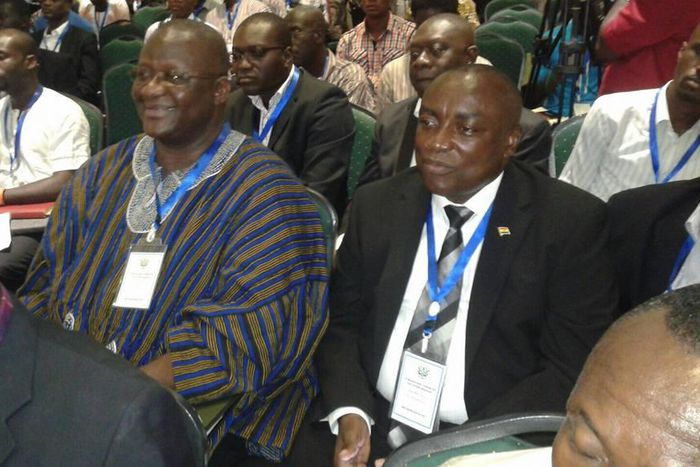 Paul Afoko with Kwabena Agyepong