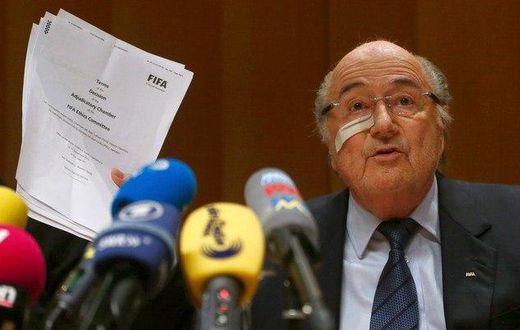 Blatter says will fight eight-year ban by FIFA
