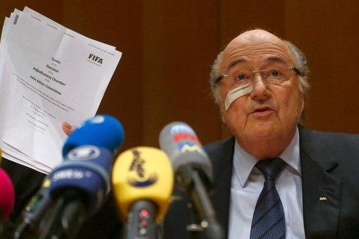 Blatter says will fight eight-year ban by FIFA