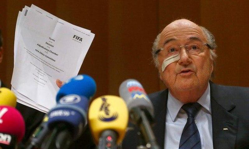 Blatter says will fight eight-year ban by FIFA