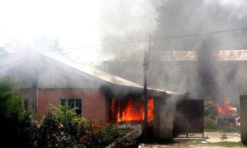 Fire outbreak