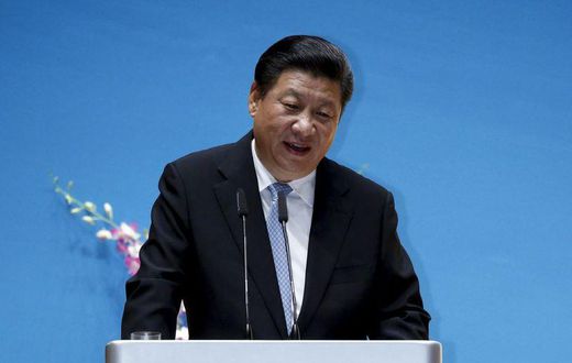 Chinese President Xi Jinping speaks during the "Forging A Strong Partnership to Enhance Prosperity of Asia" Lecture at the National University of Singapore November 7, 2015. REUTERS/Edgar Su