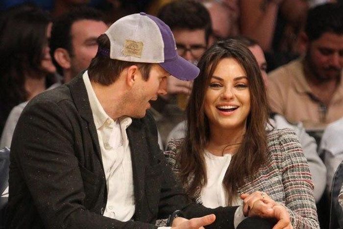 Ashton Kutcher and Mila Kunis