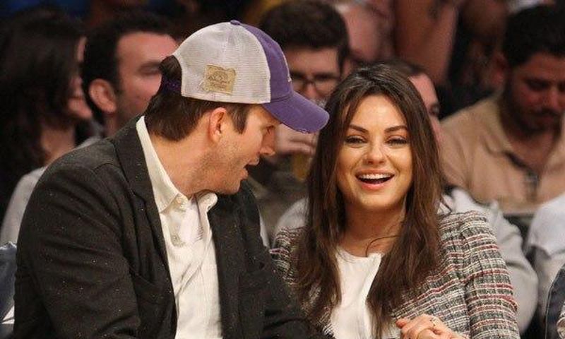 Ashton Kutcher and Mila Kunis