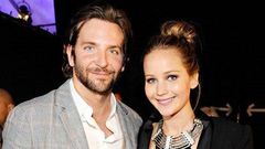 Bradly Cooper with Jennifer Lawrence