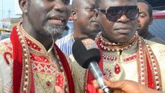 Richard J. A. Boateng and Zoree on arrival from Indian