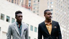 Smart-casual looking black men