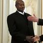 Russian President Vladimir Putin meets Uganda's President Yoweri Museveni