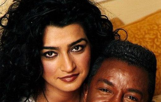 Jermaine Jackson and wife, Halima Rashid