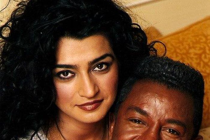 Jermaine Jackson and wife, Halima Rashid