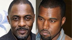 Idris Elba and Kanye West