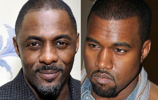 Idris Elba and Kanye West