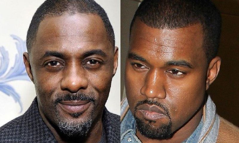 Idris Elba and Kanye West