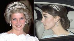 The duchess of Cambridge wore Diana’s famous tiara