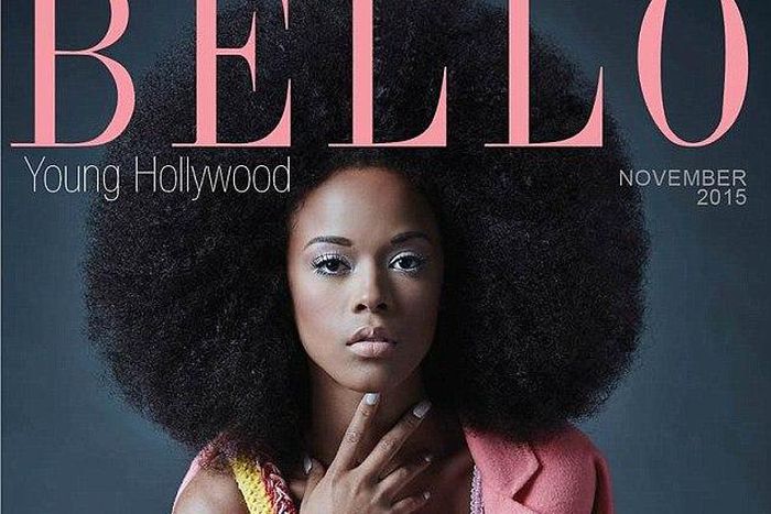 Serayah McNeill for the November 2015 issue of Bello Magazine.