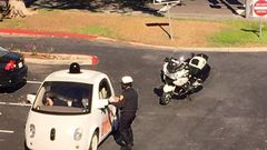 Slow Google self-driving car