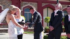 Right in the middle of saying their 'I dos', the toddler ran to the groom's side and screamed for everyone to hear "I need a poo!"