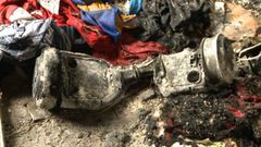 China made Hoverboard explodes, destroys family home