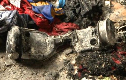 China made Hoverboard explodes, destroys family home