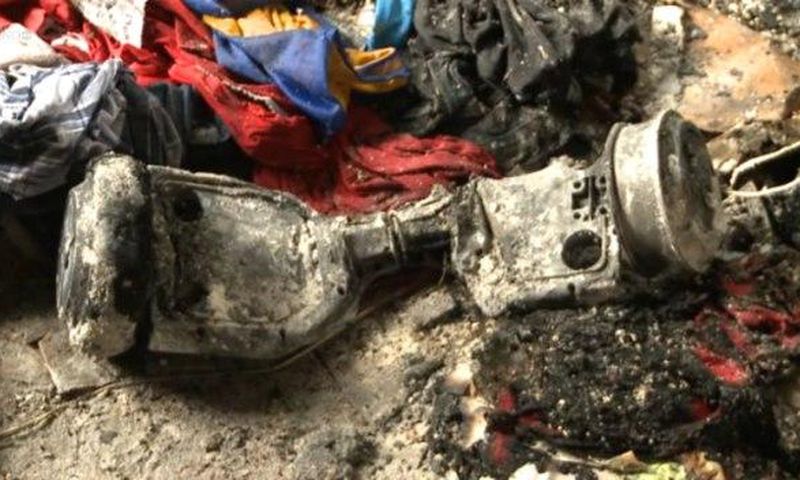 China made Hoverboard explodes, destroys family home