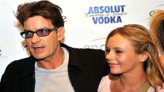 Charlie Sheen with ex, Bree Olsen