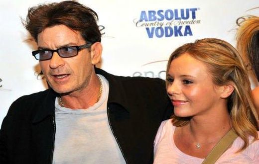 Charlie Sheen with ex, Bree Olsen