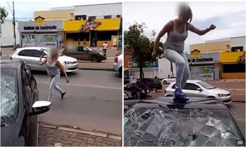 This pregnant wife went off on her cheating hubby's car