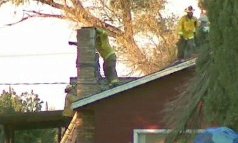 Intruder dies in California chimney after homeowner lights fire