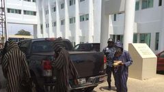 Anas Aremeyaw Anas appeared in court weeks ago with two other hooded men