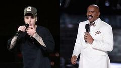 Justin Bieber reacts to Steve Harvey's Gaffe