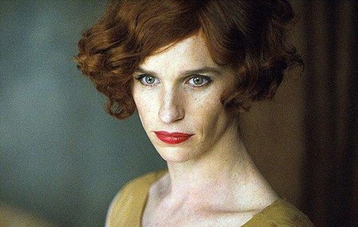 Eddie Redmayne as transgender artist Lili Elbe
