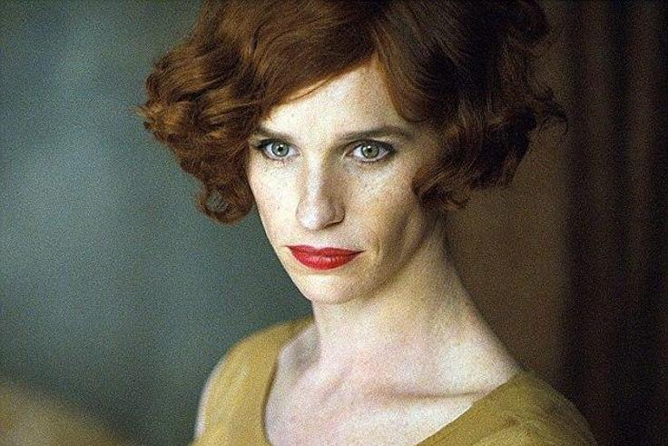 Eddie Redmayne as transgender artist Lili Elbe