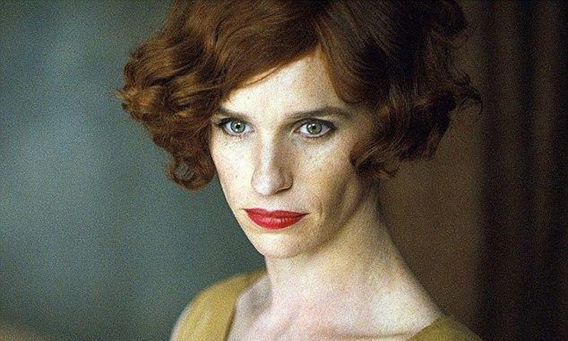Eddie Redmayne as transgender artist Lili Elbe