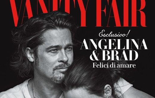 Brangelina embrace on the cover of Vanity Fair Italia